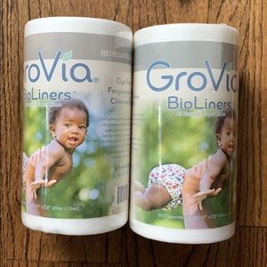 Two packages of unopened Grovia Bioliners